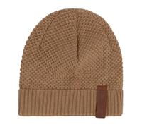 KNIT FACTORY - Jazz Mütze - Strickmütze für Damen und Herren - Beanie - Herbst & Winter Essentials - Zeitloses Mode-Accessoire - Wintermütze mit Wolle - Hochwertige Qualität - New Camel
