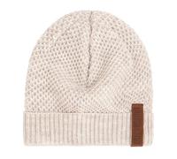 KNIT FACTORY - Jazz Mütze - Strickmütze für Damen und Herren - Beanie - Herbst & Winter Essentials - Zeitloses Mode-Accessoire - Wintermütze mit Wolle - Hochwertige Qualität - Beige