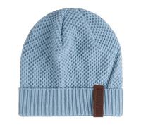 KNIT FACTORY - Jazz Mütze - Strickmütze für Damen und Herren - Beanie - Herbst & Winter Essentials - Zeitloses Mode-Accessoire - Wintermütze mit Wolle - Hochwertige Qualität - Celeste
