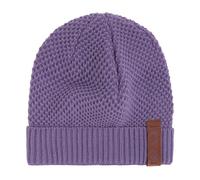 KNIT FACTORY - Jazz Mütze - Strickmütze für Damen und Herren - Beanie - Herbst & Winter Essentials - Zeitloses Mode-Accessoire - Wintermütze mit Wolle - Hochwertige Qualität - Violett