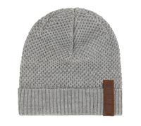 KNIT FACTORY - Jazz Mütze - Strickmütze für Damen und Herren - Beanie - Herbst & Winter Essentials - Zeitloses Mode-Accessoire - Wintermütze mit Wolle - Hochwertige Qualität - Iced Clay