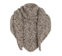 KNIT FACTORY - Josh Dreiecksschal - 200x70 cm | Damen Strickschal mit Wolle - Halstuch für den Herbst und Winter - Winterschal - Umschlagtücher - Dreieckstuch