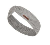 Knit Factory - Joy Stirnband - Gestricktes Damen Haarband - Ohrenwärmer mit Wolle - Hochwertige Qualität - Iced Clay