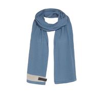 KNIT FACTORY - June Schal - Strickschal für Damen und Herren - Für Frühling und Sommer - Hochwertige Qualität - Baumwollmix - Stone Blue