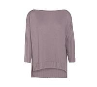 KNIT FACTORY - Kylie Damen Pullover - Strickpullover - Fällt locker und weit - Mit breiteren Kopfausschnitt - Mauve - 36/44