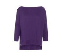 Knit Factory - Kylie Damen Pullover - Strickpullover - Fällt locker und weit - Mit breiteren Kopfausschnitt - Purple - 36/44