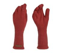 KNIT FACTORY - Lana Handschuhe - Gestrickte Handschuhe für Winter - Handstulpen aus Wolle - Hochwertige Qualität - Baked Apple