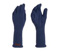 KNIT FACTORY - Lana Handschuhe - Gestrickte Handschuhe für Winter - Handstulpen aus Wolle - Hochwertige Qualität - Capri