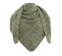 KNIT FACTORY - Lea Dreiecksschal - Urban Green/Sage Green - 190x85 cm