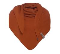 KNIT FACTORY - Liv Dreieckstuch - Tuch Schal für Damen - Weiches Musselintuch - Für Frühling und Sommer - 100% Bio-Baumwolle - Terra