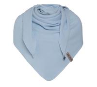 KNIT FACTORY - Liv Dreieckstuch - Tuch Schal für Damen - Weiches Musselintuch - Für Frühling und Sommer - 100% Baumwolle - Indigo