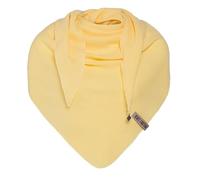 KNIT FACTORY - Liv Dreieckstuch - Tuch Schal für Damen - Weiches Musselintuch - Für Frühling und Sommer - 100% Bio-Baumwolle - Citrus