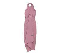 KNIT FACTORY - Liv Pareo/XL Schal - Strandtuch, XXL Schal und Pareo in einem - Multifunktionales Musselintuch - Sommer handtuchkleid - Damen Pareo aus 100% Bio-Baumwolle - Lila