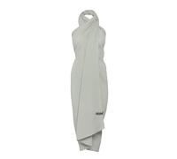 KNIT FACTORY - Liv Pareo/XL Schal - Strandtuch, XXL Schal und Pareo in einem - Multifunktionales Musselintuch - Sommer handtuchkleid - Damen Pareo aus 100% Bio-Baumwolle - Olive Mist