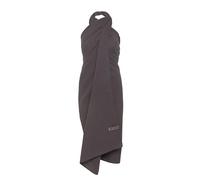 KNIT FACTORY - Liv XL Schal und Pareo - Multifunktionales Musselintuch - Sommer Handtuchkleid - Damen XXL Schal und Pareo aus 100% Bio-Baumwolle - Anthrazit