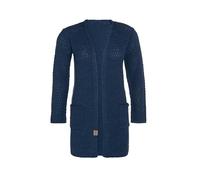 KNIT FACTORY - Luna Strickjacke - Mittellange Damen Strickjacken mit Taschen - Cardigan mit Wolle - Grobstrickjacke - Hochwertige Qualität - Jeans - 40/42