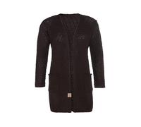 Knit Factory Strickjacke Luna Dunkelbraun 40/42