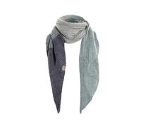 Knit Factory - Schal Remy 200 x 50 cm Anthrazit/Beige/Lila/Stonegreen