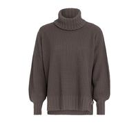 KNIT FACTORY - Robin Rollkragen Strickpullover - Cappuccino - 40/42