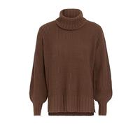 KNIT FACTORY - Robin Rollkragen Strickpullover - Tobacco - 36/38