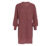 KNIT FACTORY - Robin Strickkleid | Kleid für den Herbst und Winter - Kleid Damen - Wollkleid - Zeitloses Mode-Accessoire - Mit Lange Ärmel - Knielang