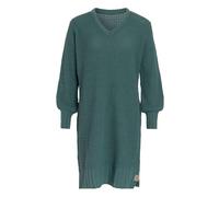 KNIT FACTORY - Robin Strickkleid | Kleid für den Herbst und Winter - Kleid Damen - Wollkleid - Zeitloses Mode-Accessoire - Mit Lange Ärmel - Knielang
