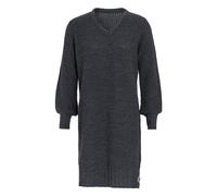 KNIT FACTORY - Robin Strickkleid | Kleid für den Herbst und Winter - Kleid Damen - Wollkleid - Zeitloses Mode-Accessoire - Mit Lange Ärmel - Knielang