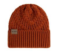 KNIT FACTORY - Sally Mütze - Strickmütze für Damen und Herren - Beanie - Wintermütze mit Wolle - Robusten Look - Hochwertige Qualität - Terra