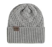 KNIT FACTORY - Sally Mütze - Strickmütze für Damen und Herren - Beanie - Wintermütze mit Wolle - Robusten Look - Hochwertige Qualität - Iced Clay