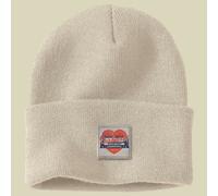 Carhartt Women's Knit Heart Patch Beanie Oat Milk OneSize