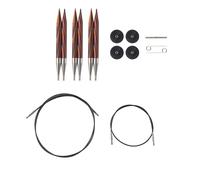 Knit Picks Options Austauschbares Stricknadelset aus Holz: Bulky Edition (Radiant)