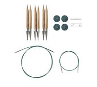 Knit Picks Options Austauschbares Stricknadelset aus Holz: Bulky Edition (Sunstruck)