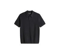 Strickpullover MARC O'POLO "aus reiner Bio-Baumwolle", Herren, Gr. XL, schwarz navy, Obermaterial: 100% Baumwolle, unifarben, Pullover Strickpullover (31515105-XL) schwarz navy