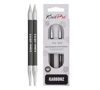 KnitPro Austauschbare Rundstricknadeln KARBONZ 6,50 mm, 115 mm, 2 St