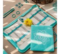 KnitPro K36302 Nadel-Set, Edelstahl, Blau, 21x13x4cm