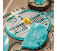 KNITPRO KnitPro auswechselbare Gratitude (13 cm, 312,00 mm) Lace-Nadel-Set 1 Set, K36301, Einheitsgröße, Blau