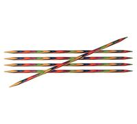 Knit Pro Nadelspiel, Symfonie, Holz, 10 cm Handschuhstricknadeln, 2,5 3,0 3,5 wählbar (2.5)