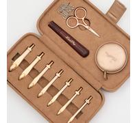 Knit Pro Oasis Chunky Set 7 Größen 5,5-10,0mm mit rosa Holzstiel