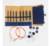 Knit Pro Stricknadel-Set Wood Indigo 20643