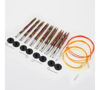 Knit Pro Symfonie Rundstricknadel-Set, 8 Paar Nadelspitzen mit 4 Kabeln und Zubehör, 3,5 mm, 4,0 mm, 4,5 mm, 5,0 mm, 5,5 mm, 6,0 mm, 7,0 mm, 8,0 mm