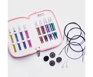 Knit Pro Zing Rundstricknadel Set Deluxe Special Nadellänge 10cm K47425