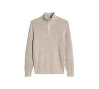 Marc O'Polo Half Zip Pullover Grau - Größe L Beige L