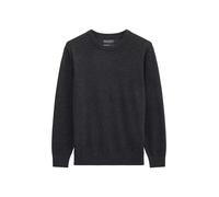 Marc O'Polo Herren Strickpullover - Knit Pullover, Rundhals, Baumwoll-Schurwoll-Mix, Regular Fit Dunkelgraumelange / 3XL XXXL Grau