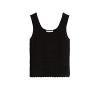 Pullunder MARC O'POLO "aus Baumwolle-Leinen-Mix", Damen, Gr. S, schwarz, Obermaterial: 90% Baumwolle, 10% Leinen, unifarben, Pullover Pullunder (22759135-S) schwarz