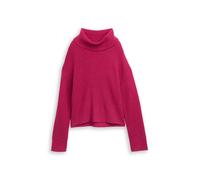 Tom Tailor - Oversize Rollkragenpullover dark pink melange - Gr. - L