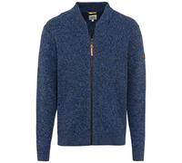 camel active - Strickjacke aus einem soften Baumwollmix true blue - Gr. - 5XL