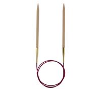 KnitPro 100 cm x 6,5 mm Basix Feste Rundstricknadeln Birke