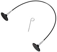 KnitPro - 10520 Nadelseil, mit austauschbaren Endkappen, Schwarz, 20 cm, zur Herstellung von 40 cm/16“ IC
