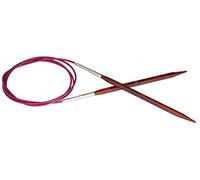 KnitPro 150 cm x 6,5 mm Nadelspiel Cubics Rundstricknadeln Nadeln, Palisander