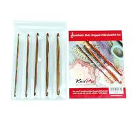KnitPro 20730 Häkelnadel Set Symfonie Holz doppelseitig